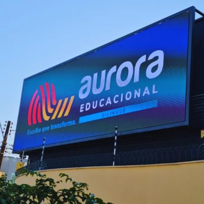 Painel de LED na Av. Gastão Vidigal em Maringá